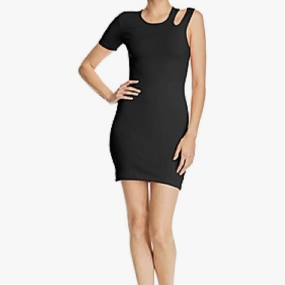 Alexander Wang alexanderwang.t Sleek Rib Asymmetric Dress